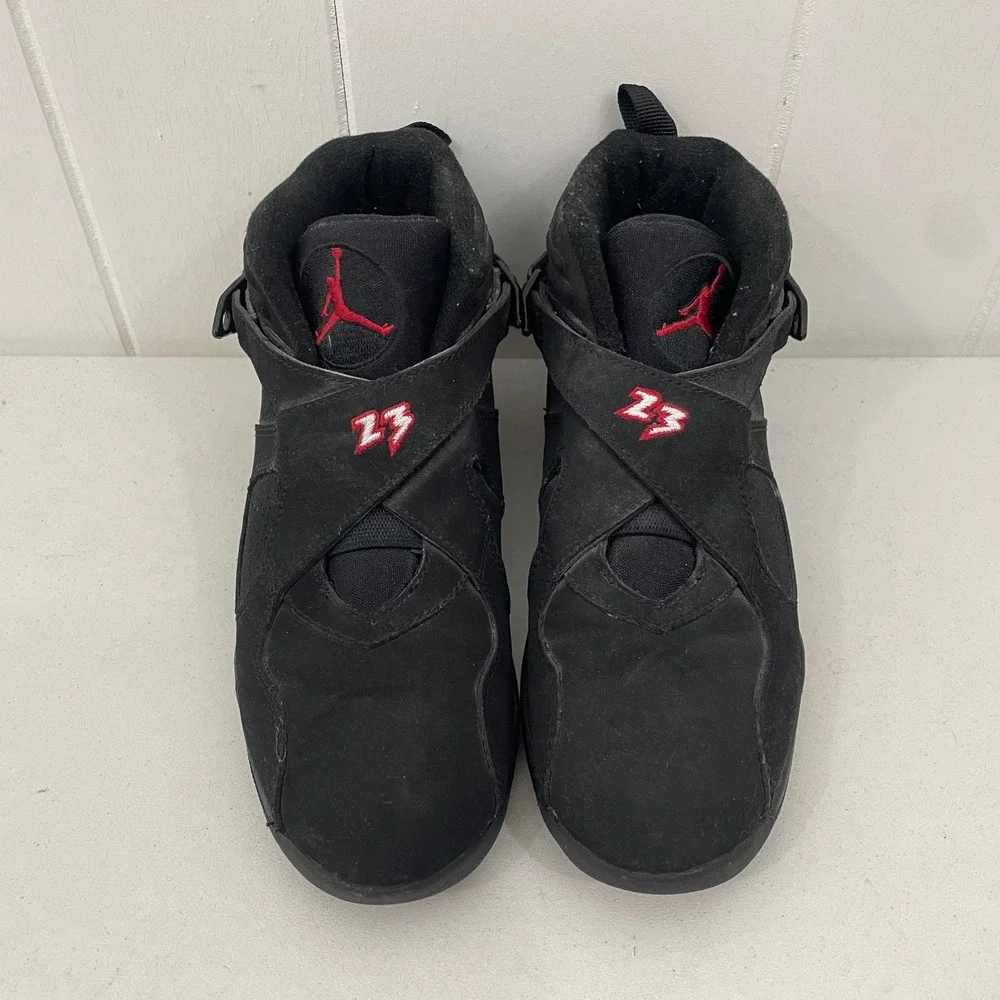 Air Jordan Retro VIII 8 Playoffs 2007 Black/White 305369-061 PS Size 3Y No Box